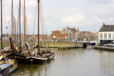 Harlingen, Friesland, Netherlands clipart