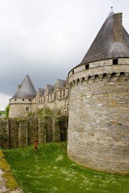 Chateau de rohan, pontivy, brittany, Fransa