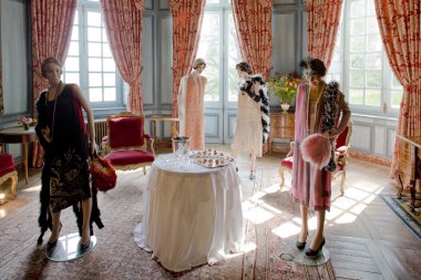 Interior of Ussé Castle, Indre-et-Loire, Centre, France clipart