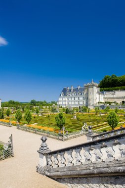 Villandry Castle with garden, Indre-et-Loire, Centre, France clipart