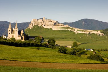 Chapter Spisska and Spissky Castle, Slovakia clipart