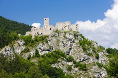 Ruins of Strecno Castle, Slovakia clipart