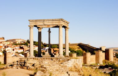 Los cuatro postes (the four poles), Avila, Castile and Leon, Spa clipart