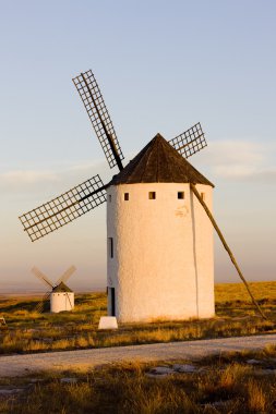 Yel değirmenleri, Campo de Criptana, Kastilya-La Mancha, İspanya