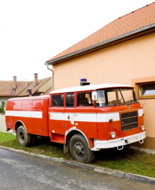 Fire engine, Czech Republic clipart