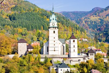 kale ve kilise st. catherine, kremnice, Slovakya