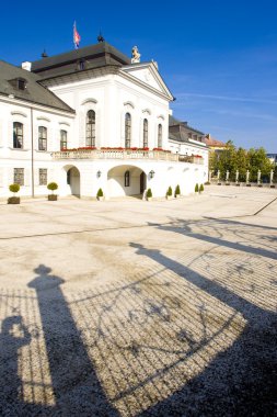 hodzovo kare üzerinde grassalkovich sarayında başkanlık konutu