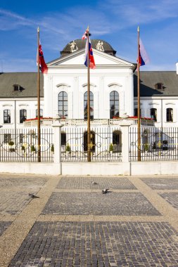 hodzovo kare üzerinde grassalkovich sarayında başkanlık konutu