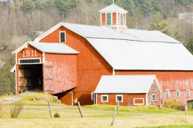 Farm near St. Johnsbury, Vermont, USA clipart