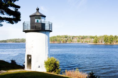 Whitlocks Mill Lighthouse, Calais, Maine, USA clipart