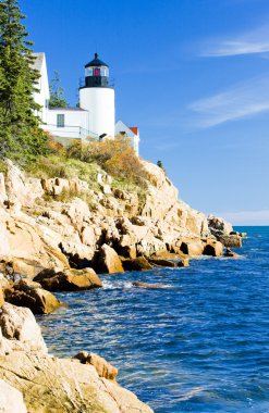 Bass Harbor Lighthouse, Maine, USA clipart