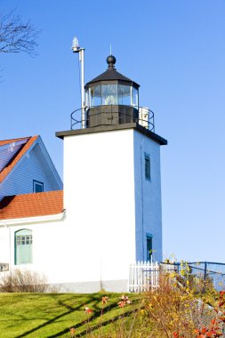 Deniz feneri fort point ışık, stockton yaylar, maine, ABD