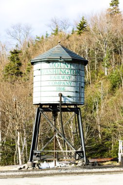 Water tank, Mount Washington Cog Railway, Bretton Woods, New Ham clipart