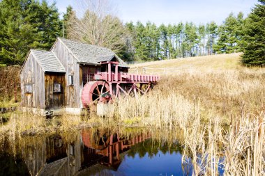 guilhall, vermont, usa yakınındaki Grist değirmen