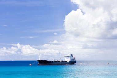 gemi üzerinde Karayip Denizi, barbados