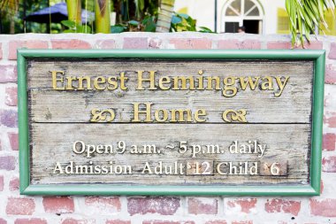 Hemingway House, Key West, Florida, USA clipart