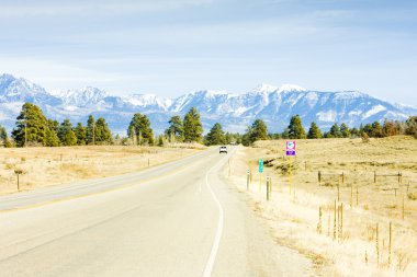 Road, rocky Dağları, colorado, ABD