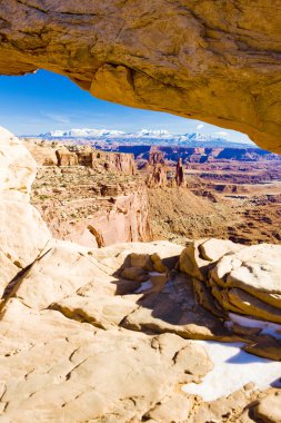 Mesa arch, canyonlands Milli Parkı, utah, ABD