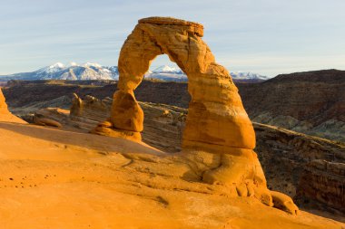 Narin kemer, Arches Ulusal Parkı, Utah, ABD