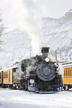 Durango ve silverton dar hat demiryolu, colorado, ABD