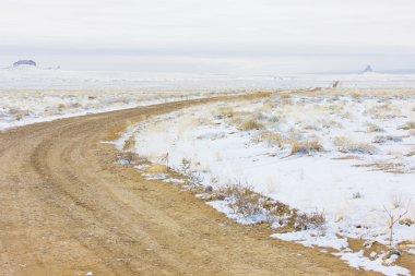 Kış manzarası Colorado, ABD