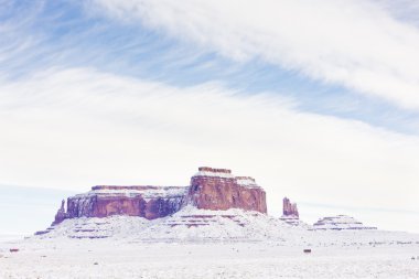 kış, utah-arizona, ABD anıt Vadisi Milli Parkı