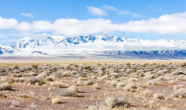 Kış dağlar, nevada, ABD