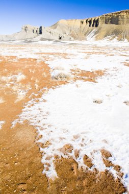 Kış manzarası Utah, ABD