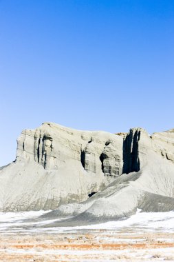 Kış manzarası Utah, ABD