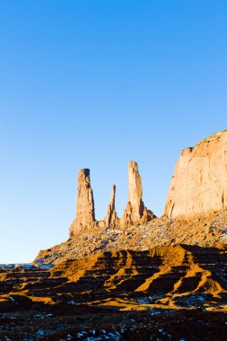 Üç kız kardeş, anıt Vadisi Milli Parkı, utah-arizona,