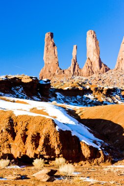 Üç kız kardeş, anıt Vadisi Milli Parkı, utah-arizona,