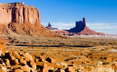 Sentinel Mesa, Monument Valley National Park, Utah-Arizona, USA clipart