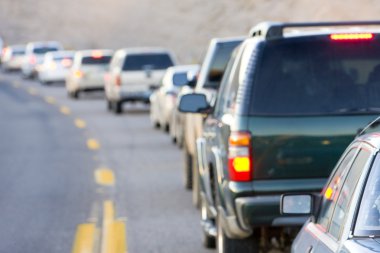 Traffic jam, Arizona, USA clipart