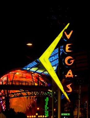 Fremont Street, Las Vegas, Nevada, USA clipart