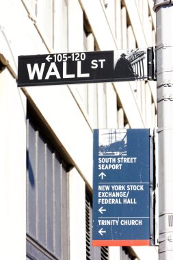 duvar sokak tabelası, new york city, ABD