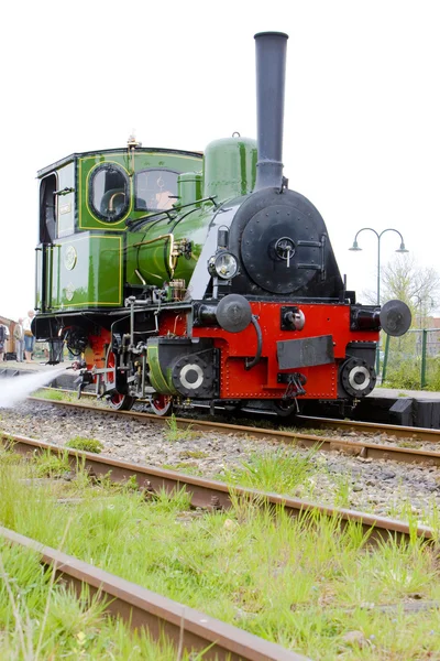 Parní lokomotiva, hoorn - medemblik, noord holland, Nizozemsko — Stock fotografie