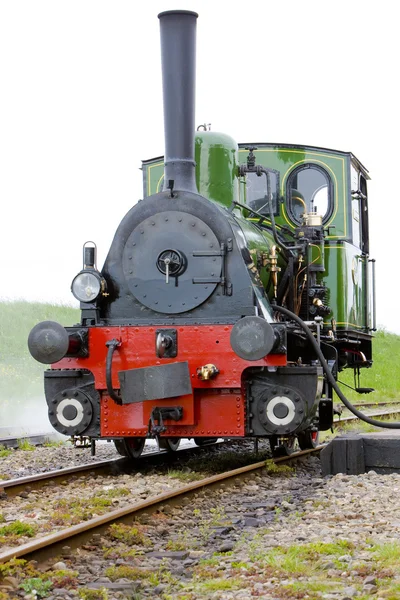 蒸汽机车，hoorn-medemblik、 北荷兰、 荷兰 — 图库照片