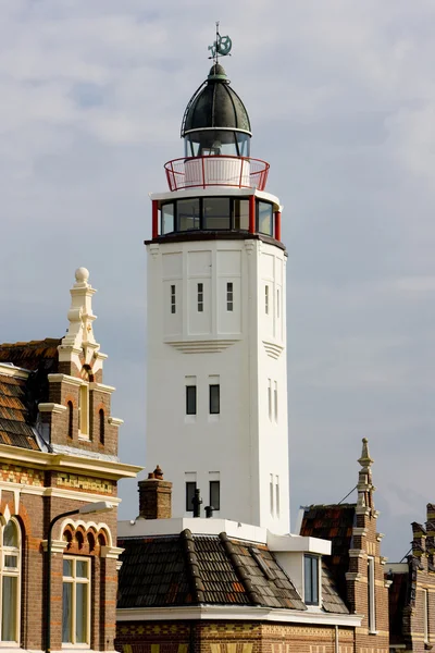 Deniz feneri, harlingen, friesland, Hollanda — Stok fotoğraf