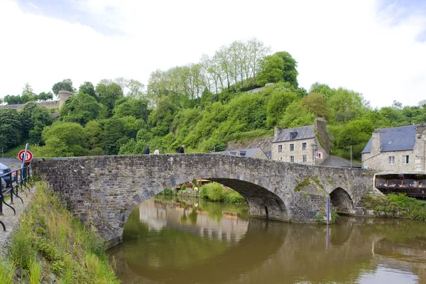 Gotiska bron, dinan, Bretagne, Frankrike — Stockfoto