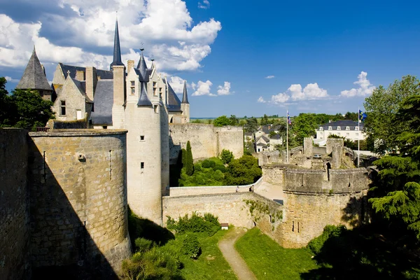 Chateau de montreuil-bellay, pays-de-la-loire, Fransa — Stok fotoğraf
