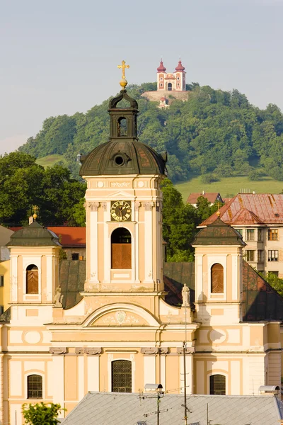 Εκκλησία της Αγίας Μαρίας, Κρίσταλ stiavnica, Σλοβακία — Φωτογραφία Αρχείου