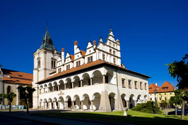 Antiguo ayuntamiento, Plaza del Maestro Paul, Levoca, Eslovaquia —  Fotos de Stock