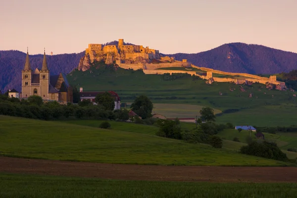 Capítulo Spisska e Castelo de Spissky, Eslováquia — Fotografia de Stock