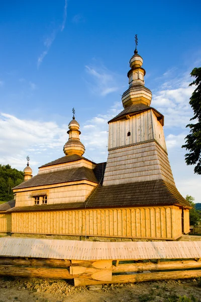 Houten kerk, mirola, Slowakije — Stockfoto