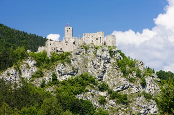Ruínas do Castelo de Strecno, Eslováquia — Fotografia de Stock