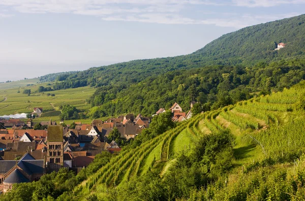 Wieś w Alzacji, Francja — Zdjęcie stockowe