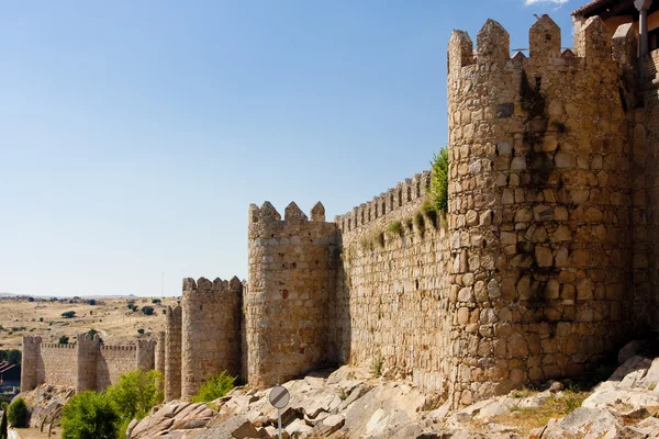 Fortificación de Ávila, Castilla y León, España — Foto de Stock