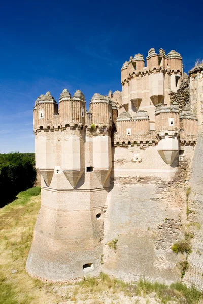Coca kasteel, provincie segovia, Castilië en León, Spanje — Stockfoto