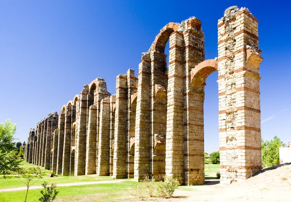 Aqueduto de Los Milagros, Merida, Província de Badajoz, Extremadura , — Fotografia de Stock