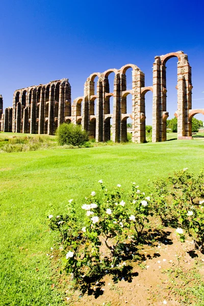 Aqueduct of Los Milagros, Merida, Badajoz Province, Extremadura, — Stock Photo, Image